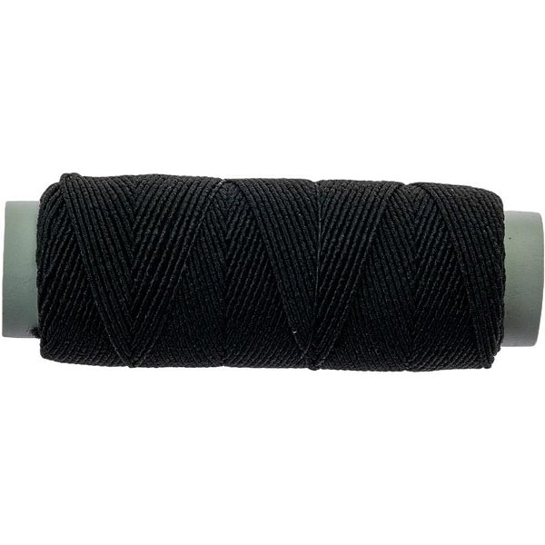 Lastex Preto Tubos com 10M - Pacote com 10