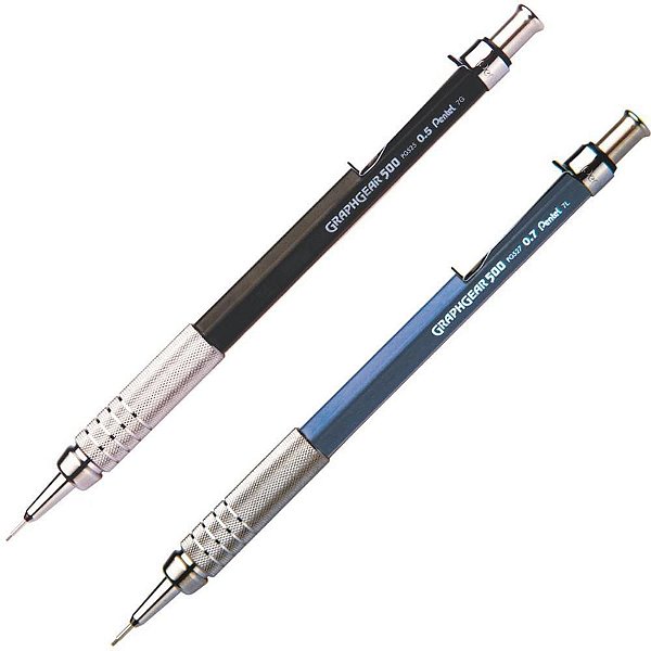 Lapiseira Grafhgear GRIP Metal 05/07MM CX com 06