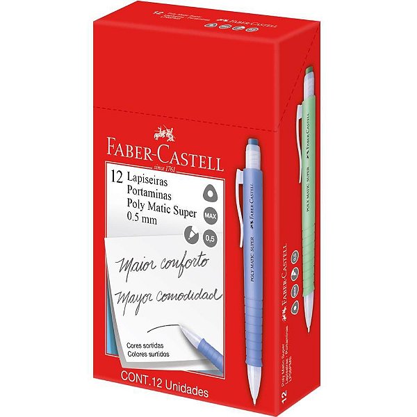 Lapiseira 05MM POLY Matic Super CX com 12