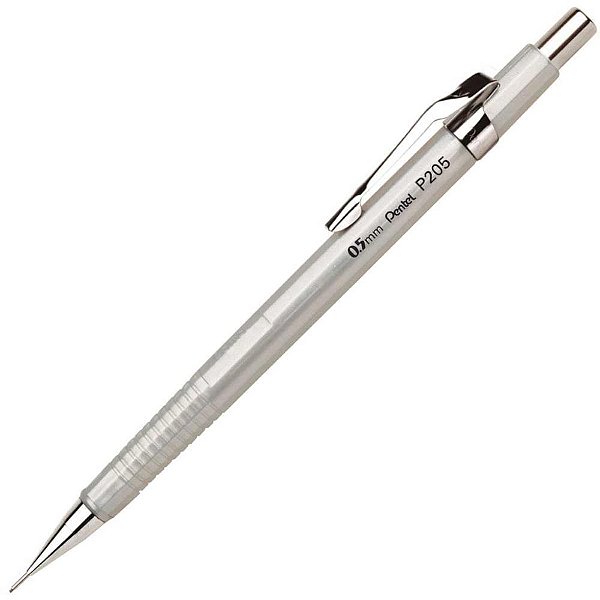 Lapiseira 05MM Pentel Prata