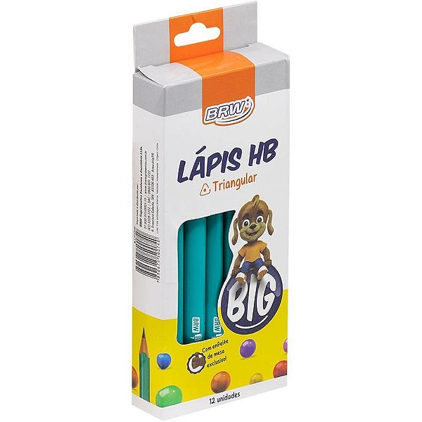 Lápis Preto Triangular BIG HP PCT com 72