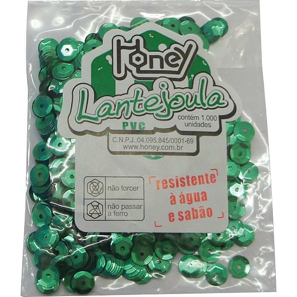 Lantejoula Metalizada Verde N6 – 1000 Unidades