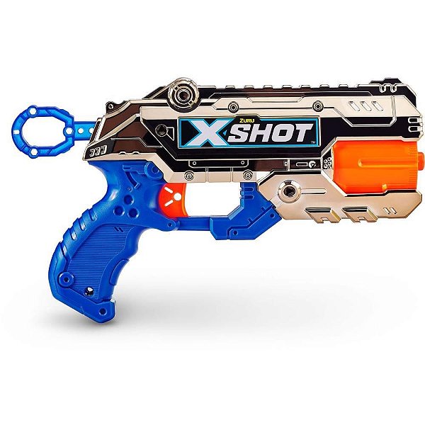 Lançador X-SHOT Royale Edition REFLEX6 - Edição Especial com 16 Dardos