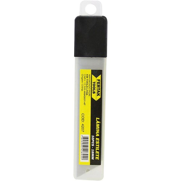 Lâmina para Estiletes Largo 18MM - Bloco com 10 Unidades