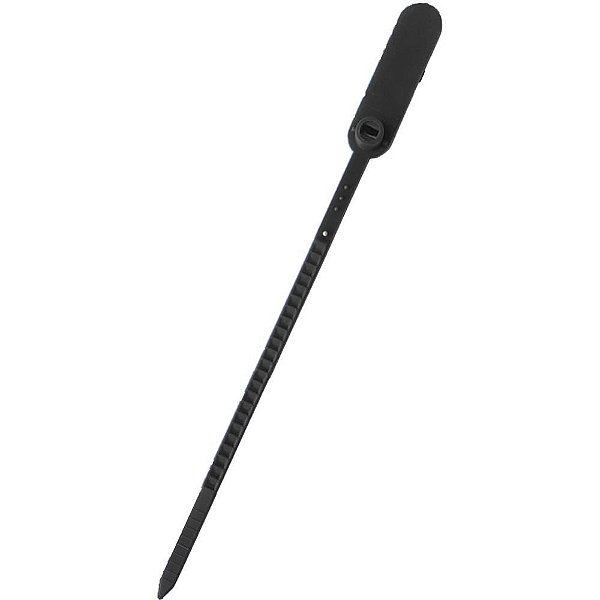 Lacre para Malote Preto Escada  16CM Pacote  com 100