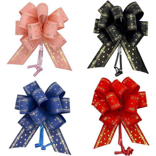 Laço Pronto Decorado 30MM X 13CM RE 52 Pacote com 20