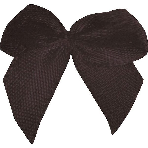 Laço de Cetim N02 039 Preto PCT com 50