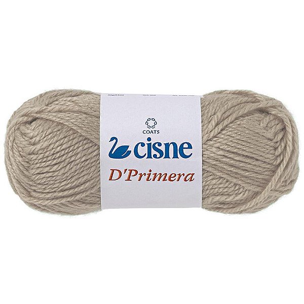 Lã Tricô Cisne D´primera 40G Castanho Claro - Pacote com 5 Unidades