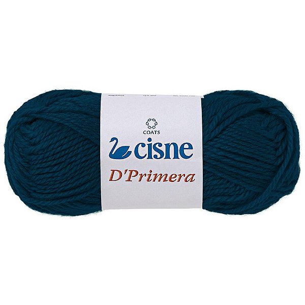 Lã para Tricô Cisne D´primera 00608 Azul Marinho 40G Pacote com 5