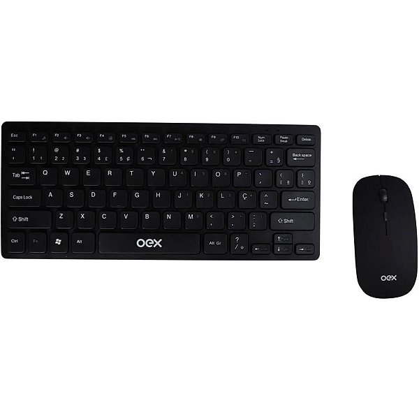Kit Periféricos ULTRA SLIM Teclado + Mouse Preto