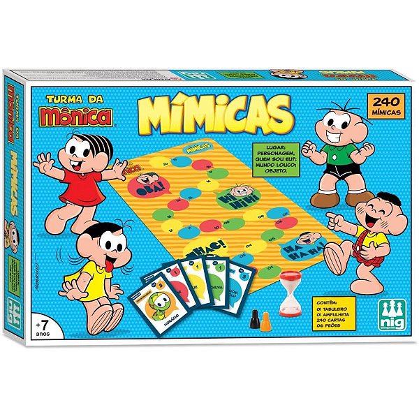 Jogo Diverso T da Mônica Mímicas