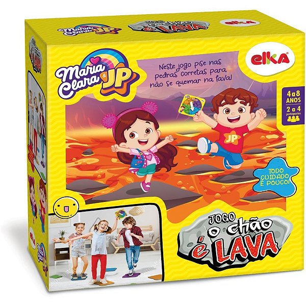 Jogo o Chão É Lava – Maria Clara e JP - 4 a 8 ANOS