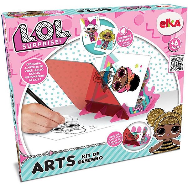 Jogo Diverso LOL Surprise ARTS KIT Desenho