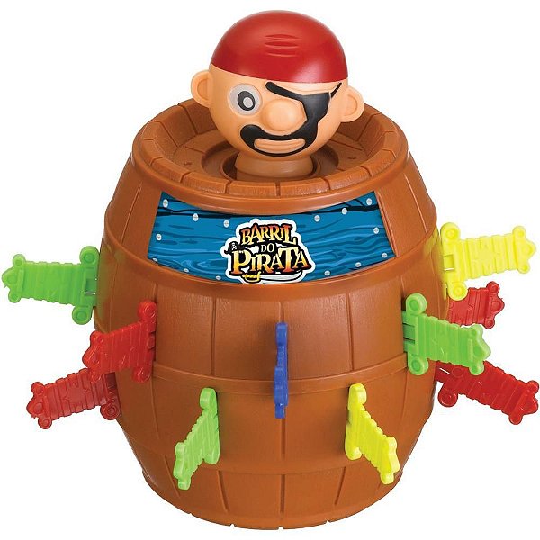 Jogo Diverso Barril do Pirata 16X10CM