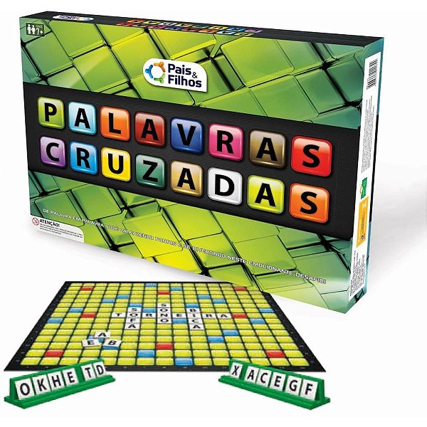 Jogo de Tabuleiro Palavras Cruzadas