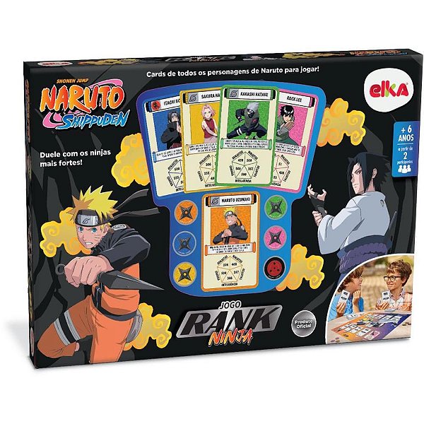Jogo de Tabuleiro Naruto Shippuden RANK CARDS