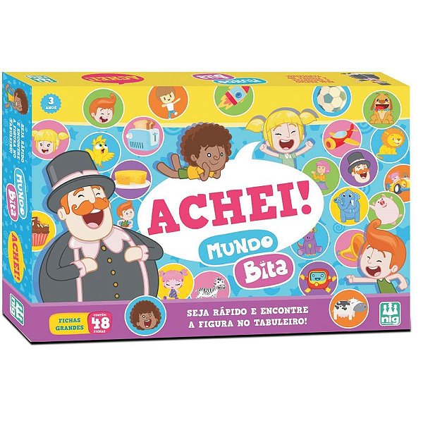 Jogo de Tabuleiro Mundo Bita Achei