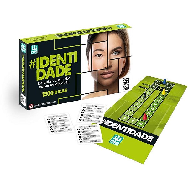 Jogo de Tabuleiro Identidade - 250 Cartas