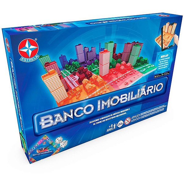 Jogo de Tabuleiro Banco Imobiliário Realidade Aumentada