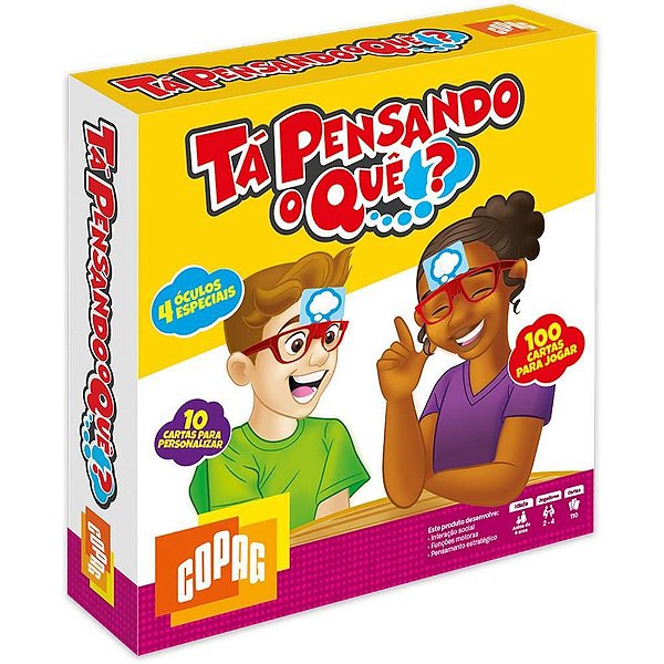 Jogo de Cartas TÁ Pensando o Quê?