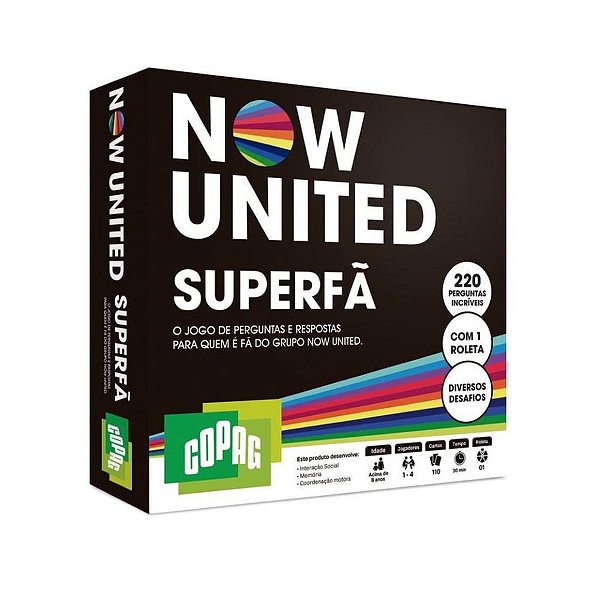 Jogo de Cartas NOW United Superfã