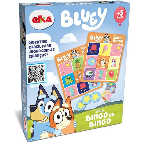 Jogo de Bingo Bluey Bingo da Bingo