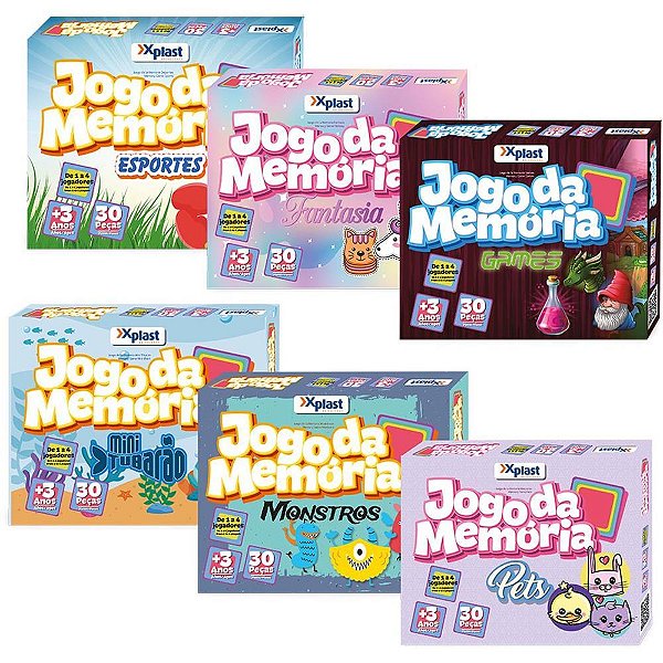 Jogo da Memória Temáticos 30 Peças (S)