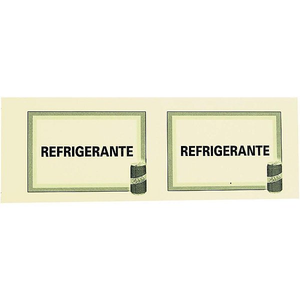 Impresso Talão Ficha Refrigerante 50X2 75X160 - Pacote com 10