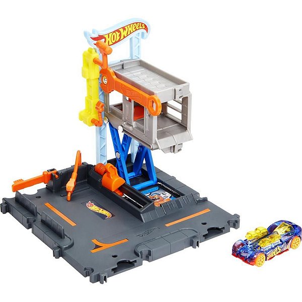 Hot Wheels Pista CITY Downtown Oficina de Reparos