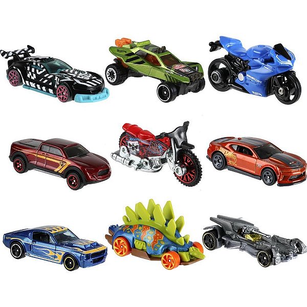 Hot Wheels DIE-CAST HW Basico (S) - KIT Abertura PCT com 12