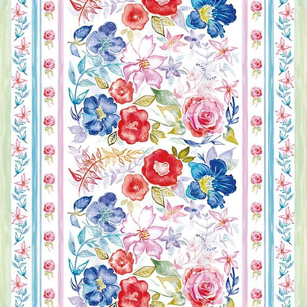 Guardanapo para Decoupage Borda Aquarelada 33X33CM PCT com 20