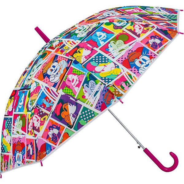 GUARDA-CHUVA Mickey Longo Automático Nova Estampa 8 Varetas