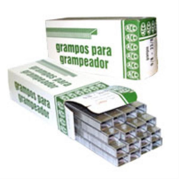 Grampo para Grampeador 23/8 Galvanizado – Caixa com 5000 Grampos