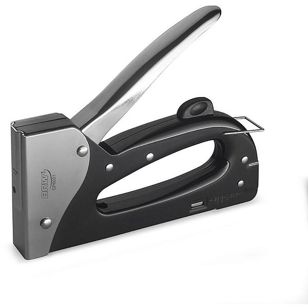 Grampeador Tapeceiro Pistola Metal 106/6 17,4CM PTO