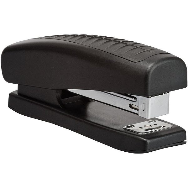Grampeador Plástico G-007 Médio Preto para 20 Folhas