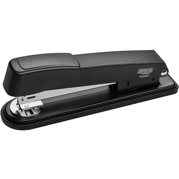 Grampeador de Metal para 25 Folhas - 26/6, 16CM, Preto