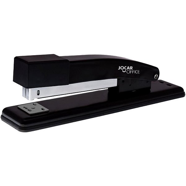 Grampeador Metal Jocar Preto para 30 Folhas - 20CM