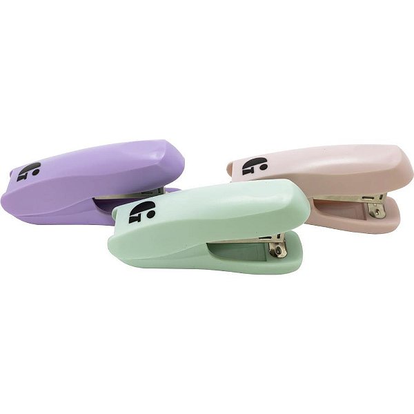 Grampeador Metálico GE-1050 Cores Pastel