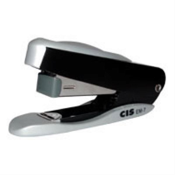 Grampeador Metal CIS EM-7 para 15 Folhas - CINZA/PRETO