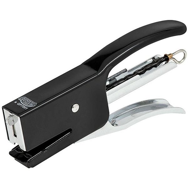 Grampeador Alicate para 25FLS 26/6 Metal 14CM Preto