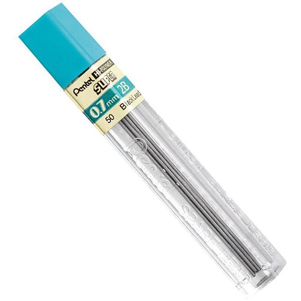 Grafite 0.7MM 2B HI Polymer Super - 12 Tubos com 12 Minas