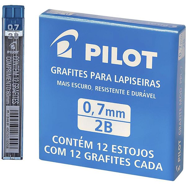 Grafite 0.7MM 2B 12 Tubos X 12 Minas PPL