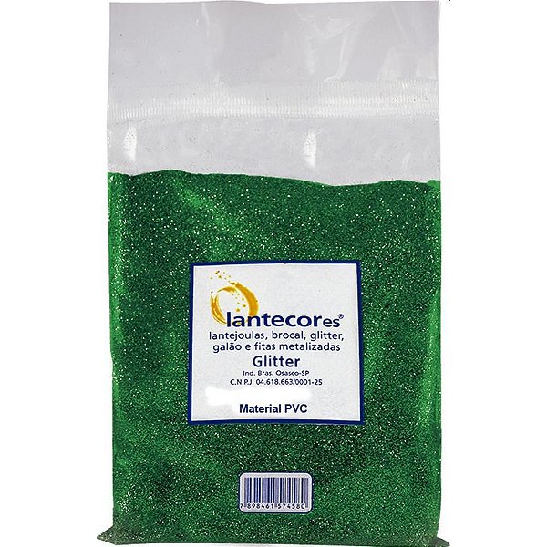 Glitter PVC Metalizado Verde 500G