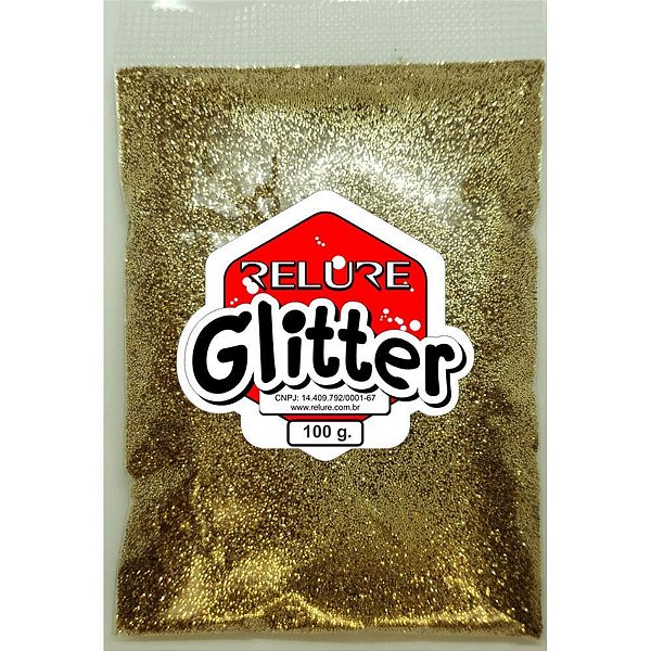 Glíter PVC Cobre 100G