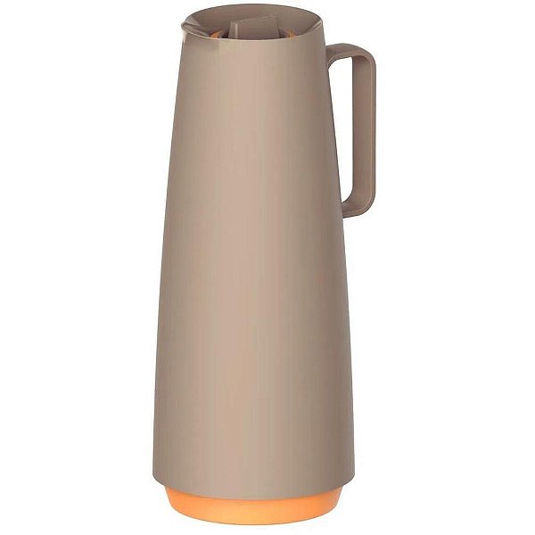 Garrafa Térmica Rosca Exata 1L Bege