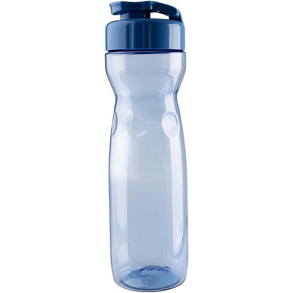 Garrafa Plástica Veneza Transparaazul 600ML PCT com 03