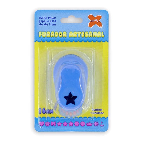 Furador de Papel e EVA Regular Estrela 16MM