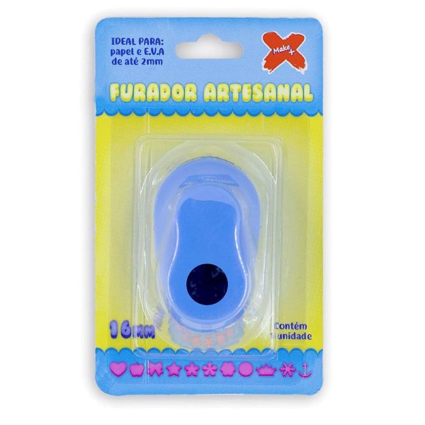 Furador Artesanal Regular Círculo 16MM para Papel e EVA