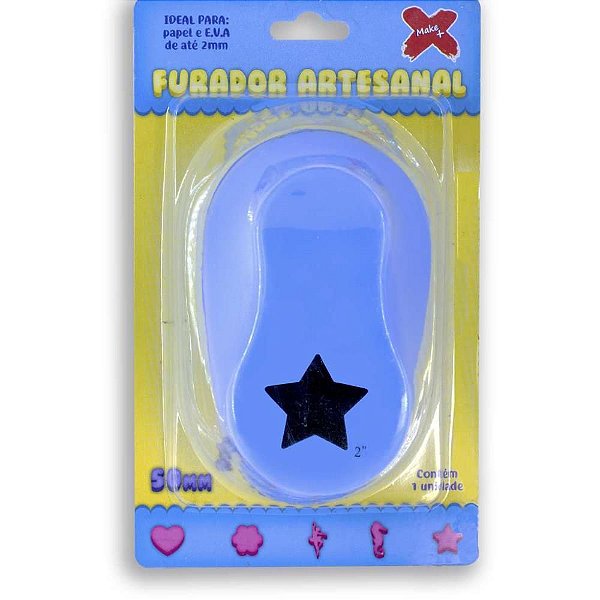 Furador de Papel e EVA Gigante Estrela 50MM