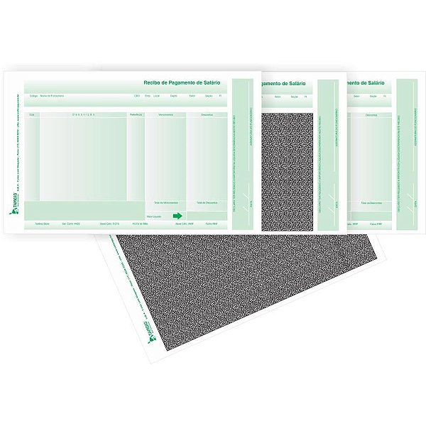 Formulário Contínuo Impresso LAB 04 3 Vias com Bloqueio Pacote com 250 Unidades